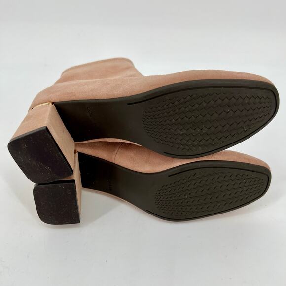 Cole Haan Laree Stretch Bootie Womens 7B Mocha Mousse Suede Leather Sock Boot - Picture 8 of 12